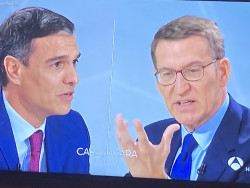 Un gallego le zurra, y bien a Sánchez   Carlos Magdalena