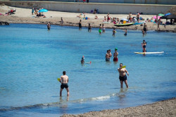 Un total de 35 provincias est&aacute;n ma&ntilde;ana en riesgo por altas temperaturas, tormentas y oleaje