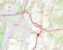 Un tramo de la A-67 a la altura de Torrelavega se cortará esta noche por las obras del ramal