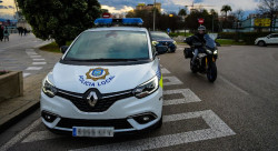 Una conductora choca contra el muro del túnel de la Marga, abandona su coche y se fuga