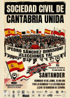 Una manifestaci&oacute;n ciudadana para pedir la dimisi&oacute;n de S&aacute;nchez y elecciones generales recorrer&aacute; Santander este domingo