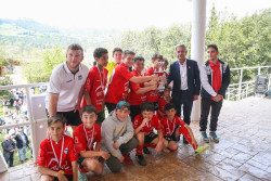 Unos 700 ni&ntilde;os de 16 equipos de Cantabria y Castilla y Le&oacute;n participan en el IV Torneo de F&uacute;tbol 7 `As&oacute;n Cup`