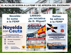 UxL dice que Ayuntamiento de Laredo "ha borrado" a la FEMP del cartel de apoyo a Ceuta "para atribuirse la iniciativa"