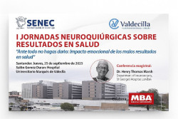 Valdecilla celebra esta tarde las I Jornadas Neuroquir&uacute;rgicas sobre resultados en salud