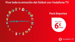 Vodafone Espa&ntilde;a ofrecer&aacute; todos los partidos de la segunda divisi&oacute;n de f&uacute;tbol en su pack `Deportes`