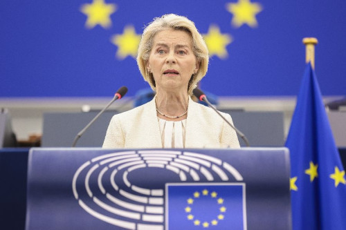 Von der Leyen, a pesar de S&aacute;nchez, se dirige a los ceut&iacute;es: "La frontera de Ceuta es la frontera de Europa y Europa estar&aacute; ah&iacute; para vosotros"