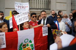 Vox abandona el hemiciclo antes del discurso del presidente de Colombia ante las Cortes Generales