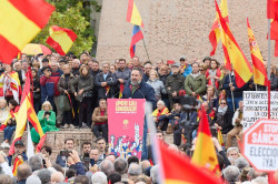 Vox concentra a 100.000 personas en Col&oacute;n para protestar contra la amnist&iacute;a y S&aacute;nchez y promete "responder"