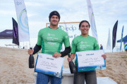 Yago Domínguez y Lucía Machado ganan La Invernal de Laredo, última prueba del campeonato EDP Surf Pro Spain