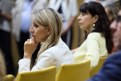 Yolanda D&iacute;az, presunta ministra  reclama  tras el "show" de Leire D&iacute;ez, que ha "llegado el momento de dar explicaciones"