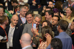 Zapatero, muy sanchista, reafirma en la Convenci&oacute;n del PSOE su apoyo a la inconstitucional Amnist&iacute;a 